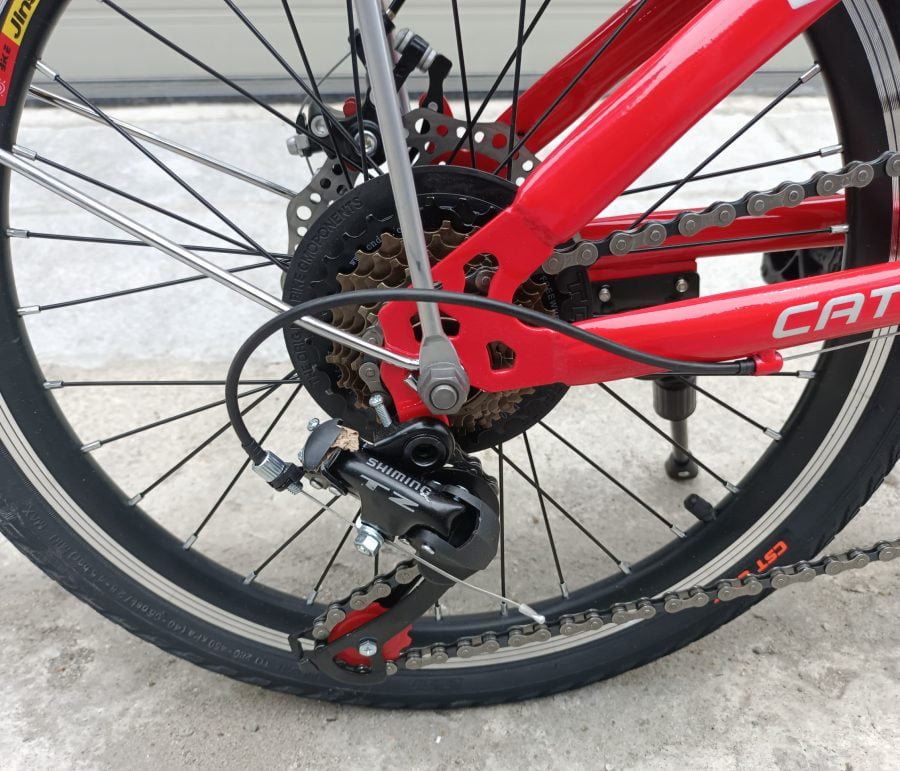Xe đạp gấp CATANI có đề 20 inch - Đỏ IMG 20220530 164842 scaled