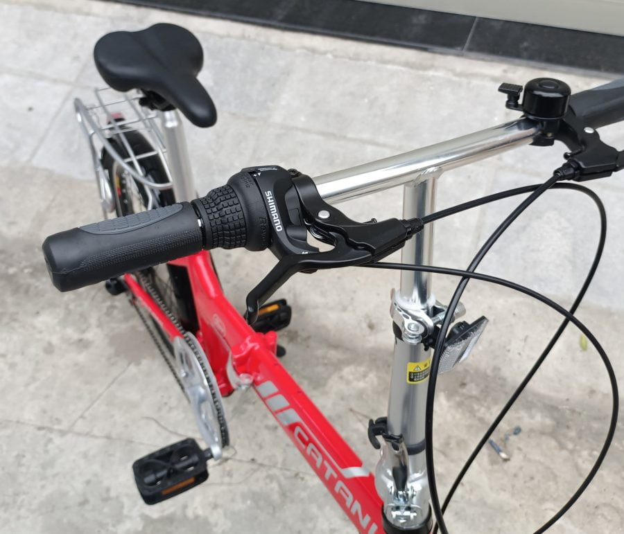 Xe đạp gấp CATANI có đề 20 inch - Đỏ IMG 20220530 164906 scaled