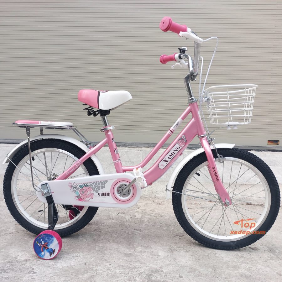 xe đạp trẻ em xaming 18 inch hồng