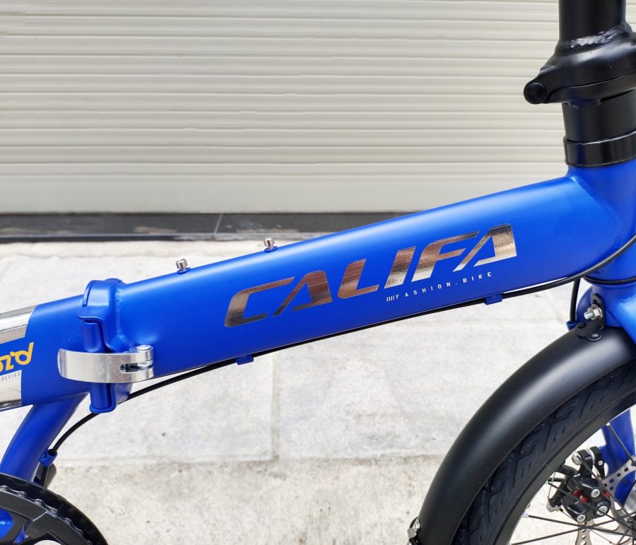 Xe đạp gấp CALIFA có đề 20 inch - Xanh IMG 20220819 142136 scaled