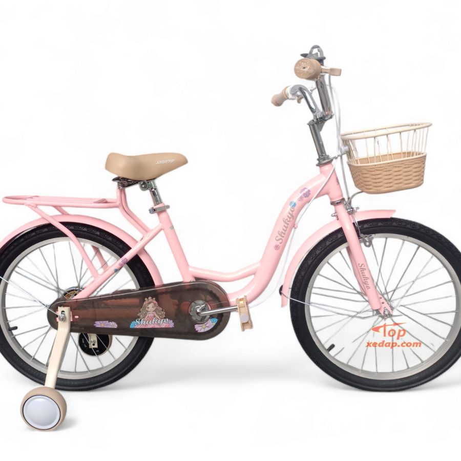 xe đạp trẻ em shukyo s3 hồng 20 inch
