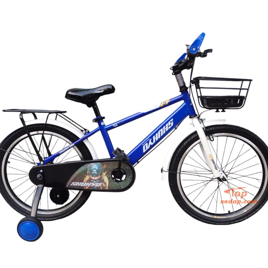 Xe Đạp Trẻ Em SHUKYO K2 Xanh 20 Inch