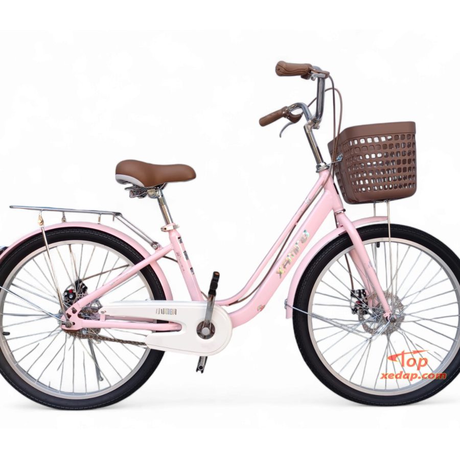 xe đạp nữ xaming Xm24 hồng 24 inch