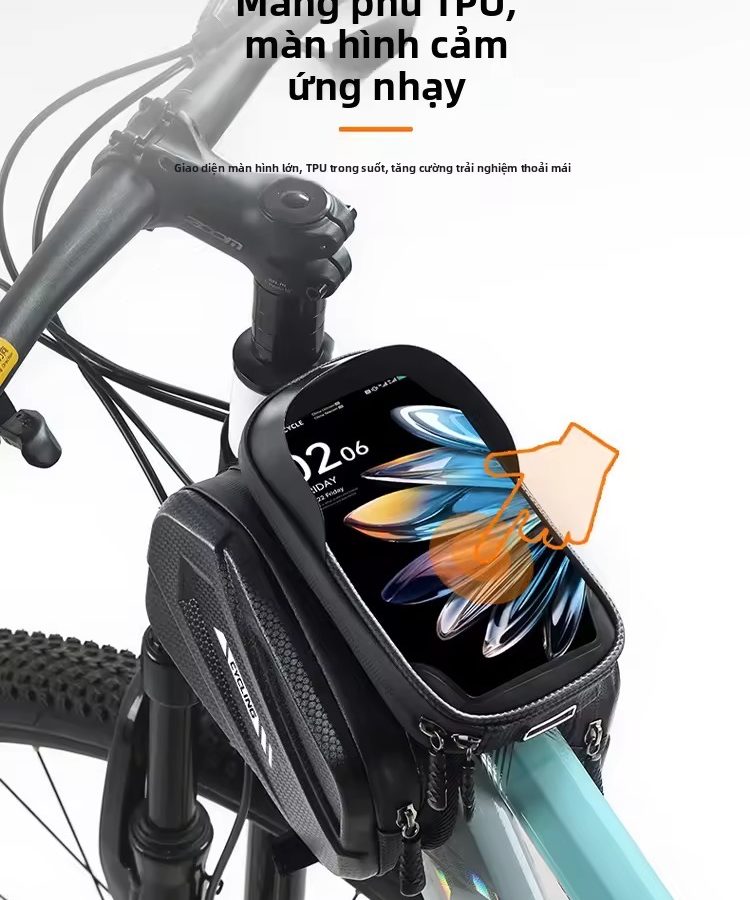 Túi Treo Khung Xe Đạp 2 Bên Cao Cấp - Form Cứng, Chống Nước IMG 0330