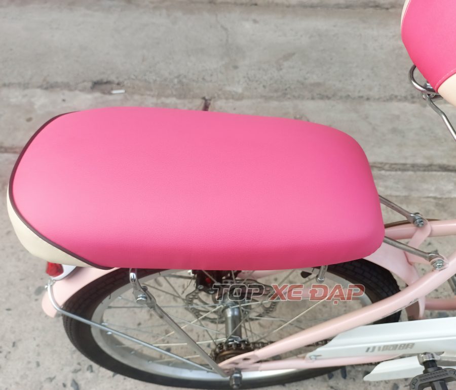 Đệm yên sau cao cấp gắn baga xe đạp, xe điện | Xanh Đỏ Hồng IMG 20260411 164435