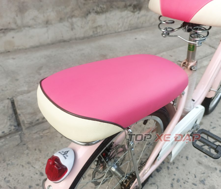 Đệm yên sau cao cấp gắn baga xe đạp, xe điện | Xanh Đỏ Hồng IMG 20260411 164447