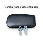 Combo Đệm Yên + Gác Chân Xe Đạp Cho Người Ngồi Sau