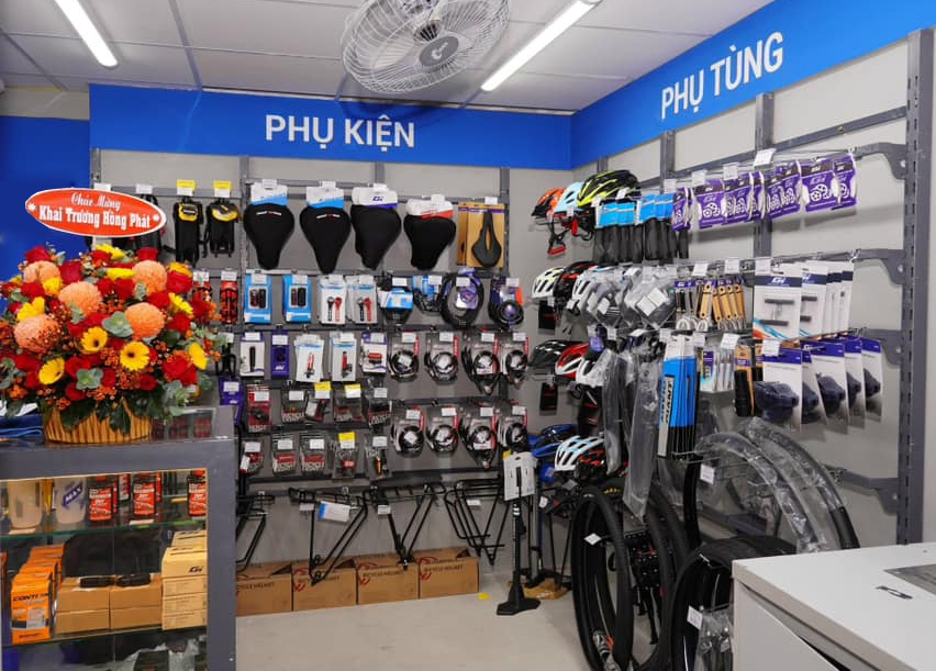 cửa hàng phụ kiện xe đạp chính hãng 