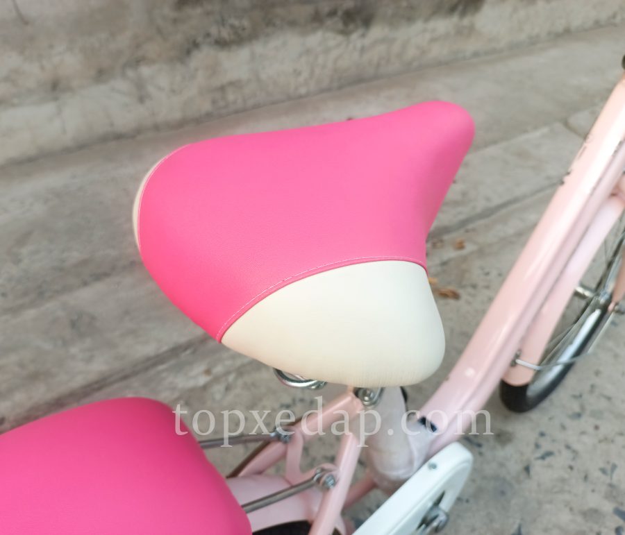 Yên xe đạp mini màu hồng bản lớn