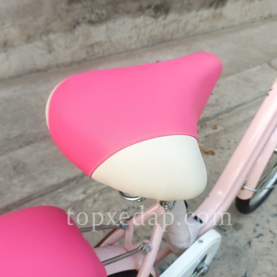 Yên xe đạp mini màu hồng bản lớn