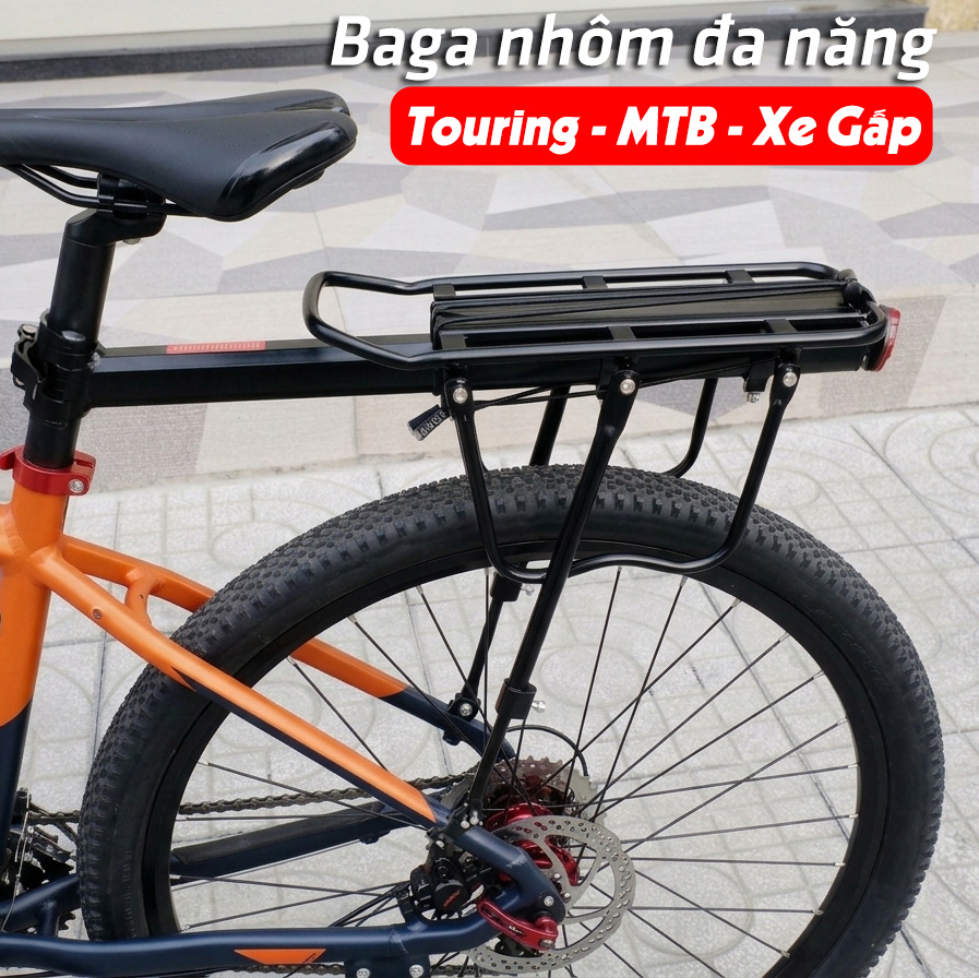 baga nhôm đa năng bắt cốt yên cho xe đạp