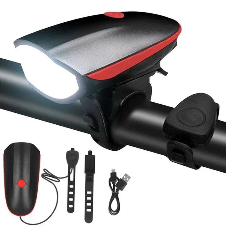 den-xe-dap-sac-usb-ket-hop-coi-hu đèn xe đạp sạc usb kết hợp còi hú