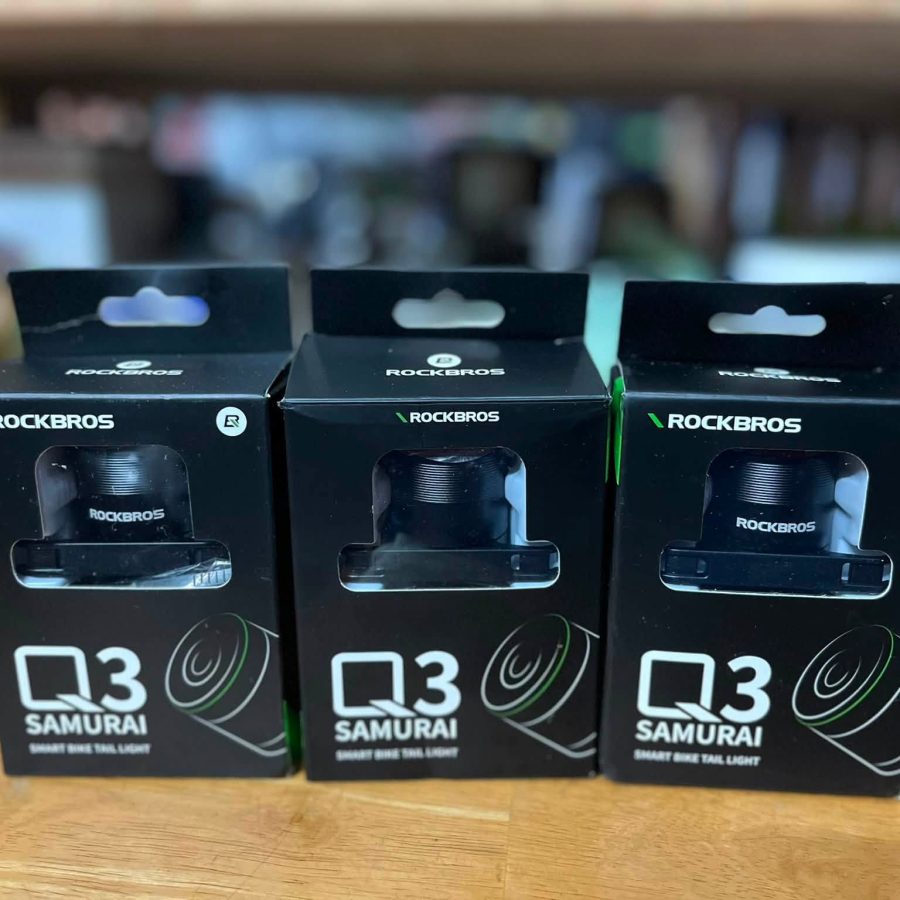 Đèn hậu xe đạp thông minh ROCKBROS Q3 đèn hậu cảm biến cao cấp