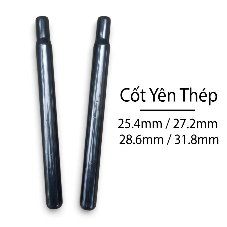 cốt yên xe đạp thể thao, cọc yên thép