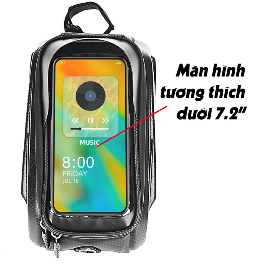Túi Treo Sườn Xe Đạp RZAHUAHU Max – Form Rộng, Chống Nước, Cảm Ứng Điện Thoại 7.2" 631500189A 8 1