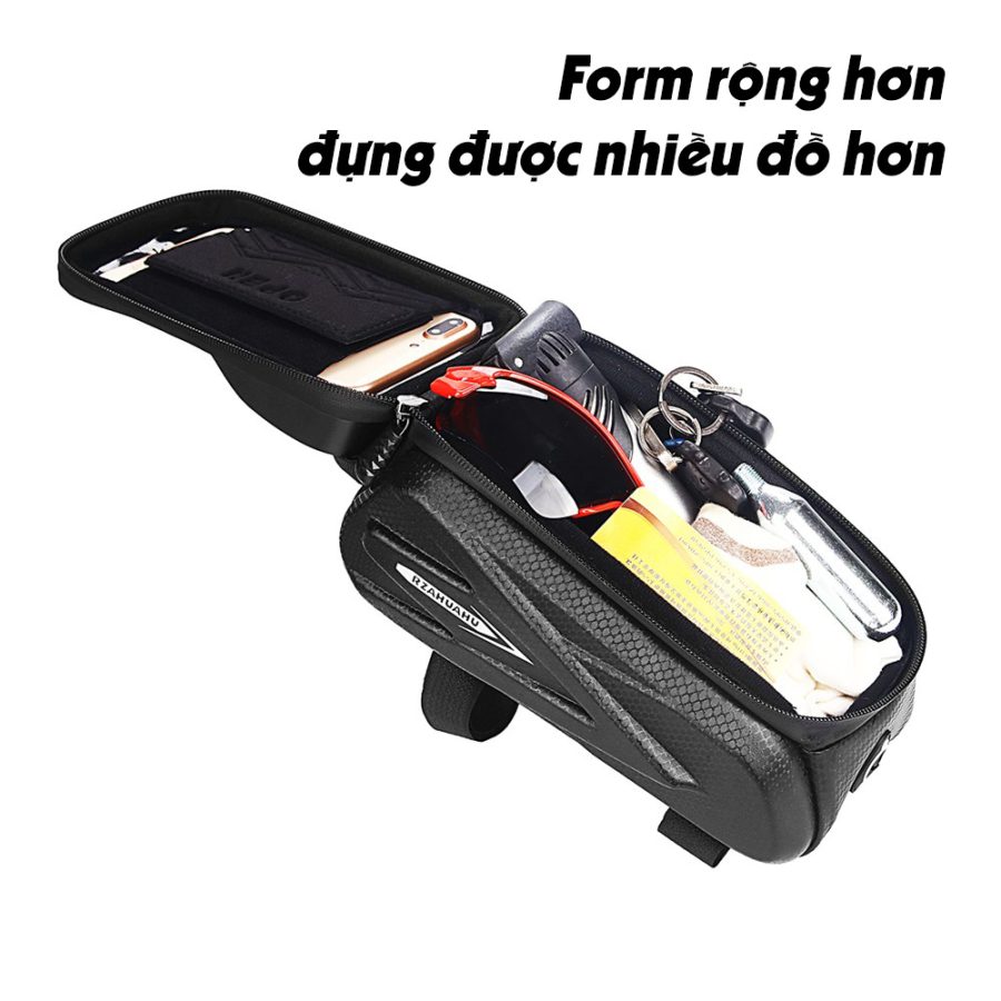 Túi Treo Sườn Xe Đạp RZAHUAHU Max – Form Rộng, Chống Nước, Cảm Ứng Điện Thoại 7.2" 631500189A 9 1