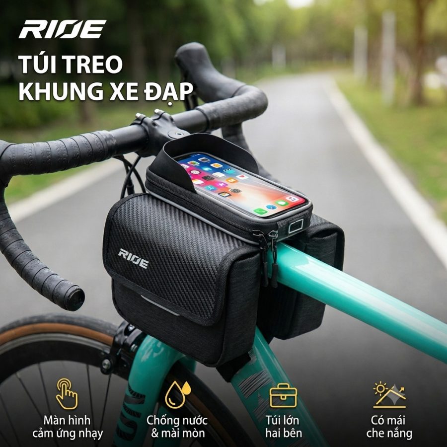túi treo sườn xe đạp 2 bên RIDE