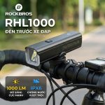 Đèn Trước Xe Đạp Rockbros RHL1000 – 1000 Lumen, Pin 4500mAh, IPX6