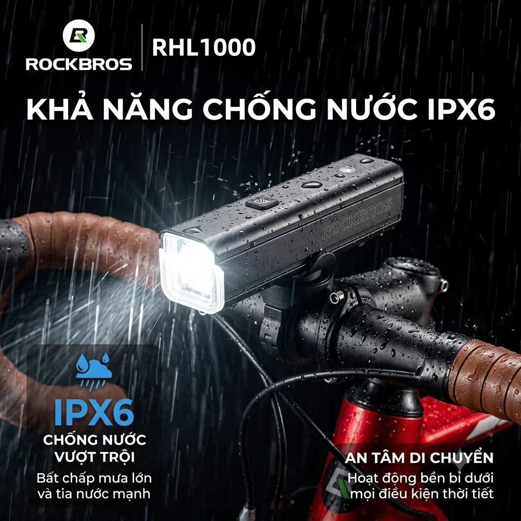 den-truoc-xe-dap-sieu-sang-1000lm-chong-nuoc đèn trước xe đạp siêu sáng 1000lm, chống nước